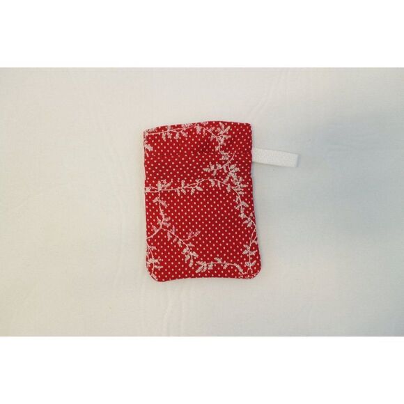 Red Polkadot Scrub POCKET Insert, Organizer & Protector for Nurses, Doctors - Picture 4 of 4